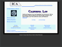 Tablet Screenshot of coverageanalysis.com